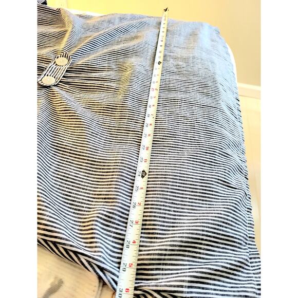 NWT Jones New York Lightweight Jacket Striped Hood Linen New With Tag Size 1X - Picture 13 of 13